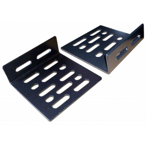 Brackets for mounting additional equipment, 2 pcs., black